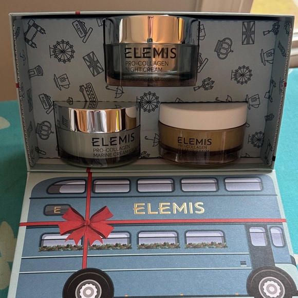 ELEMIS Other - ELEMIS Pro-Collagen 3 Trio Set Marine SPF 30, Night Cream Cleansing Balm